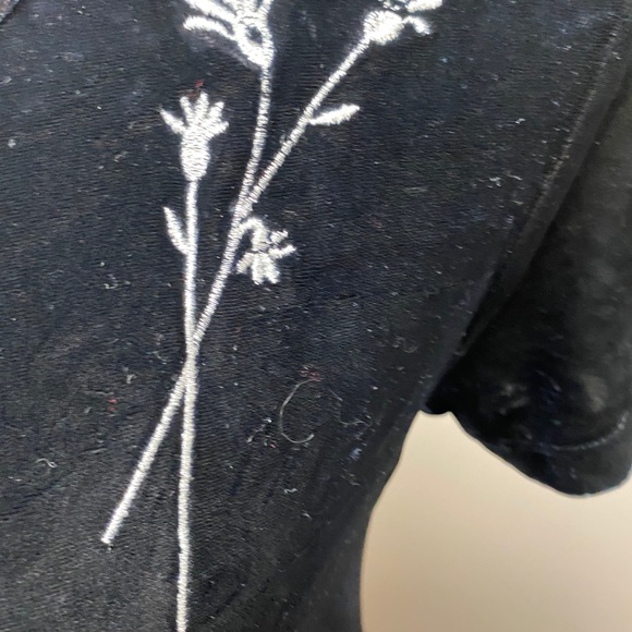 Velvet maxi dress black - Picture 9 of 10